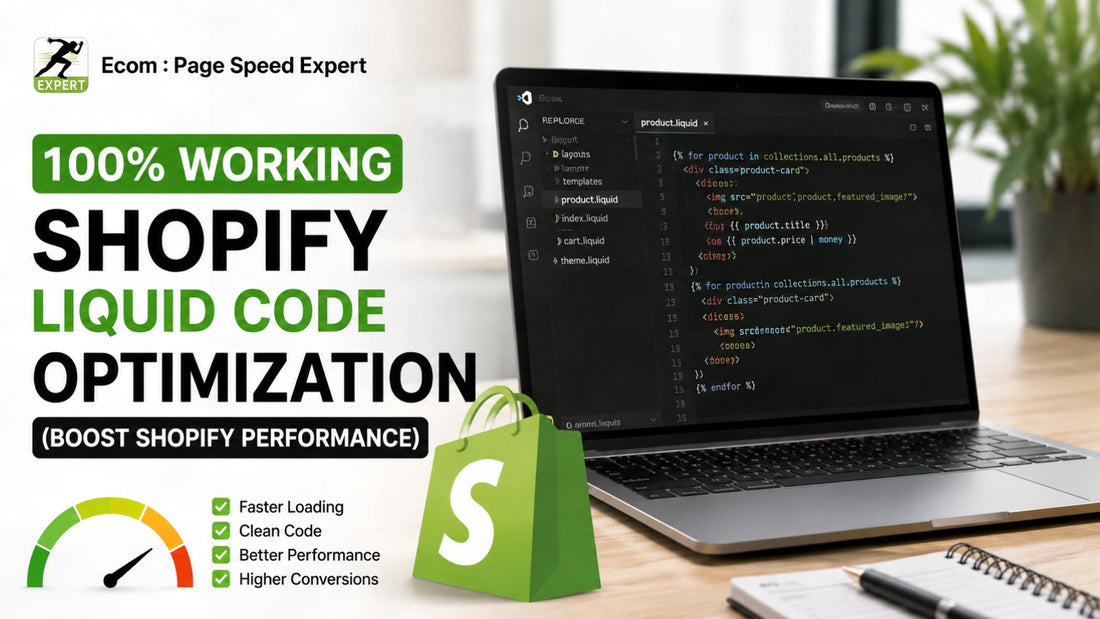 100% Working Shopify Liquid Code Optimization 