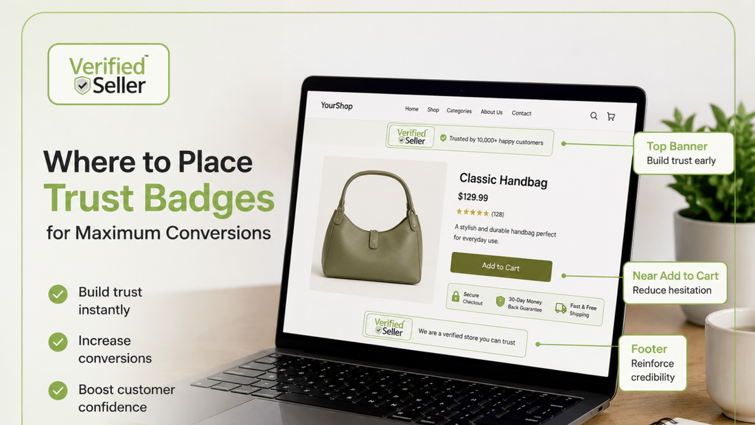 Where to Place Trust Badges for Maximum Conversions