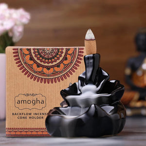 Amogha Backflow Incense Flow Holder - Waterfall